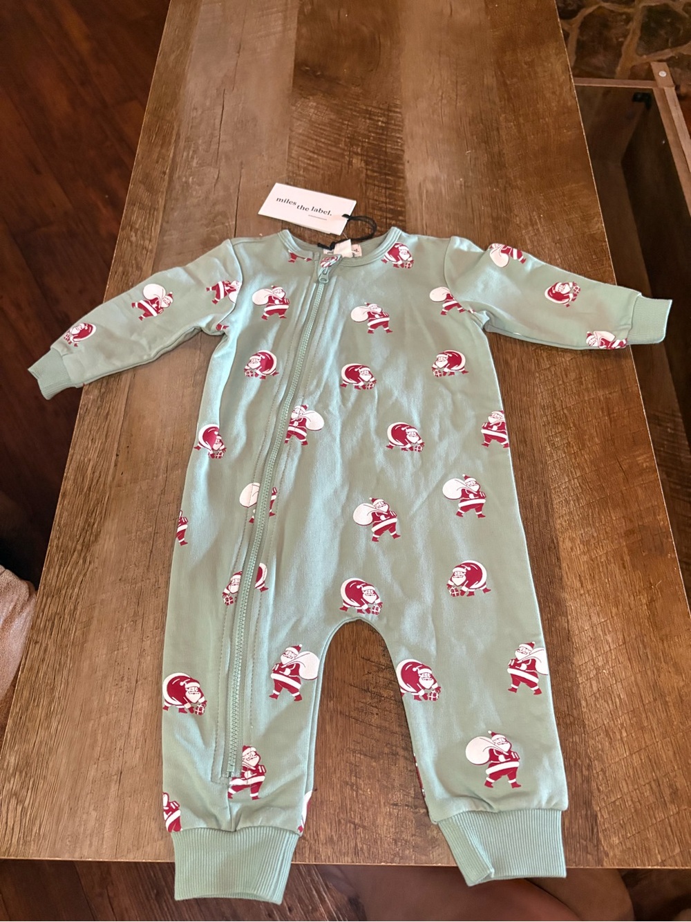 Miles the Label Santa Romper // 9m // NWT